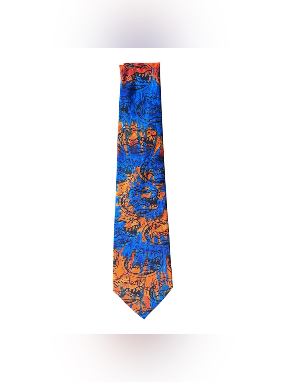 Florida Gators Men’s Blue & Orange Patterned Tie